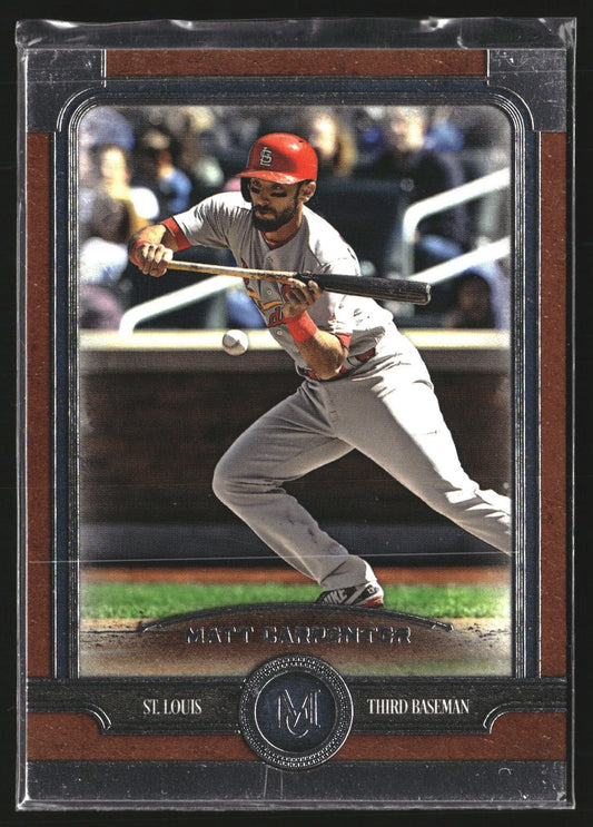 Matt Carpenter 2019 Topps Museum Collection 99 Copper St. Louis Cardinals