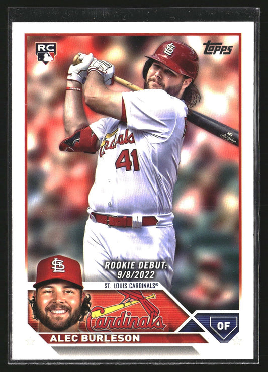 Alec Burleson 2023 Topps Update US99 St. Louis Cardinals