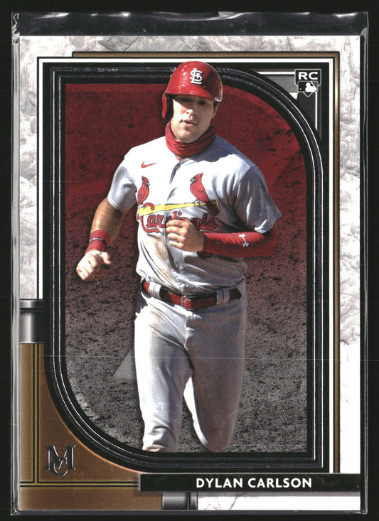 Dylan Carlson 2021 Topps Museum Collection 54 RC RC St. Louis Cardinals