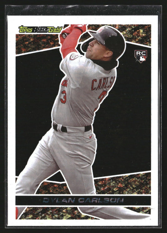 Dylan Carlson 2021 Topps Chrome Update BGC-20 Topps Black Gold Cardinals
