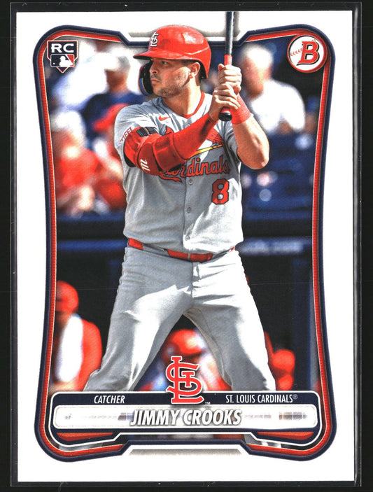 Jimmy Crooks 2026 Bowman 36 RC RC St. Louis Cardinals