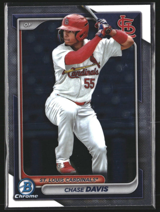 Chase Davis 2024 Bowman BCP-150 Chrome Prospects St. Louis Cardinals