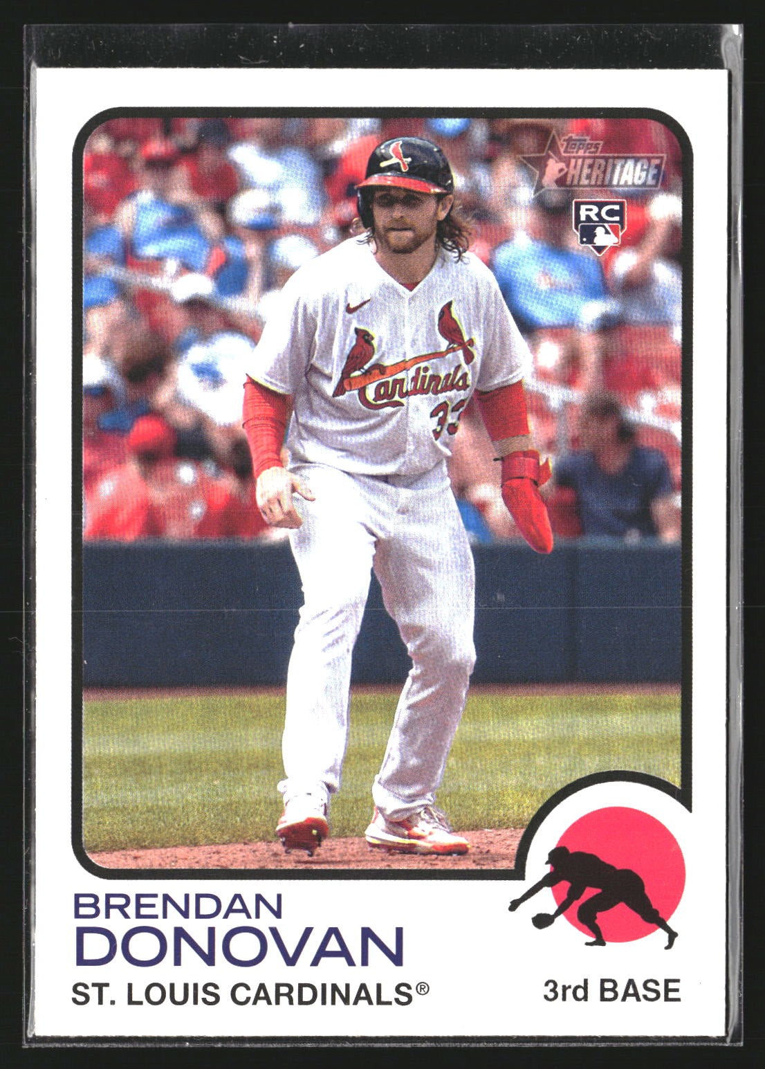 Brendan Donovan 2022 Topps Heritage 543 RC RC St. Louis Cardinals