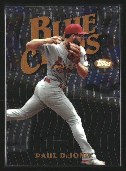 Paul DeJong 2019 Finest FBC-PD 1997 Finest Baseball Blue Chip St Louis Cardinals