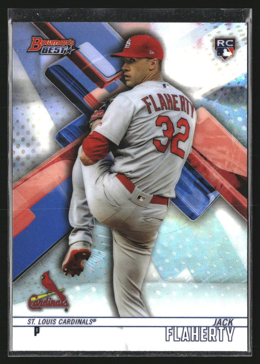 Jack Flaherty 2018 Bowman's Best 41 Refractor RC RC St. Louis Cardinals