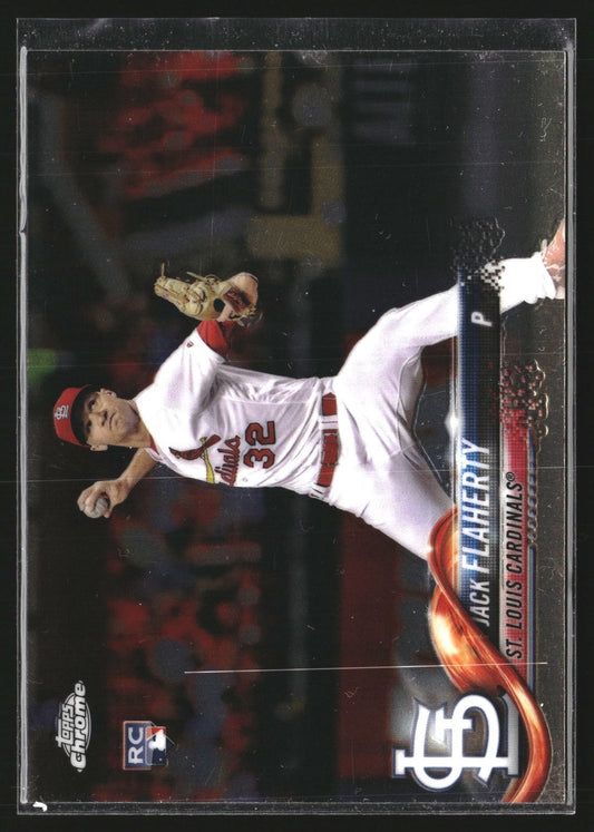 Jack Flaherty 2018 Topps Chrome 4 RC RC St. Louis Cardinals