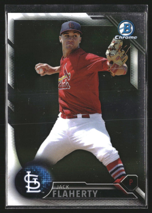 Jack Flaherty 2016 Bowman BCP89 Chrome Prospects St. Louis Cardinals