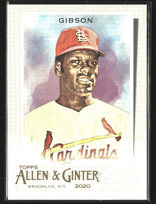 Bob Gibson 2020 Topps Allen & Ginter 120 St. Louis Cardinals