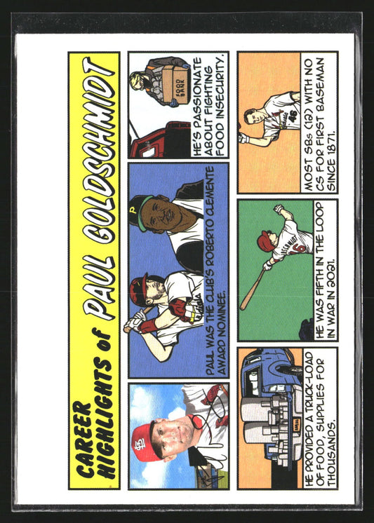 Paul Goldschmidt 2022 Topps Heritage 73TC-16 1973 Topps Comics Cardinals