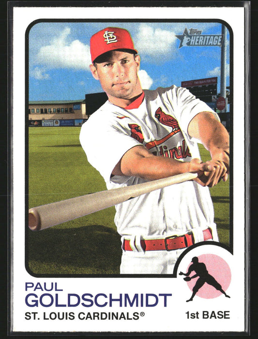 Paul Goldschmidt 2022 Topps Heritage 238 St. Louis Cardinals