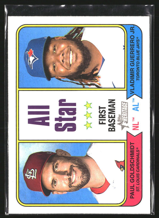 Paul Goldschmidt / Vladimir Guerrero Jr. 2023 Topps Heritage 332