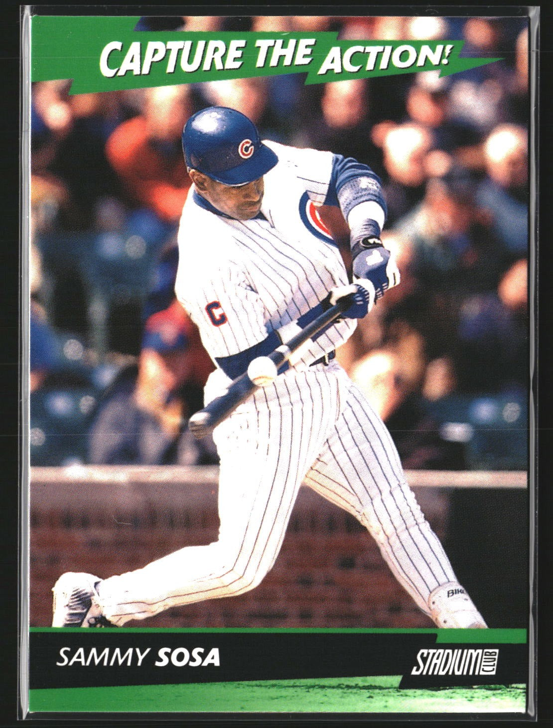 Sammy Sosa 2001 Stadium Club CA12 Capture the Action Chicago Cubs