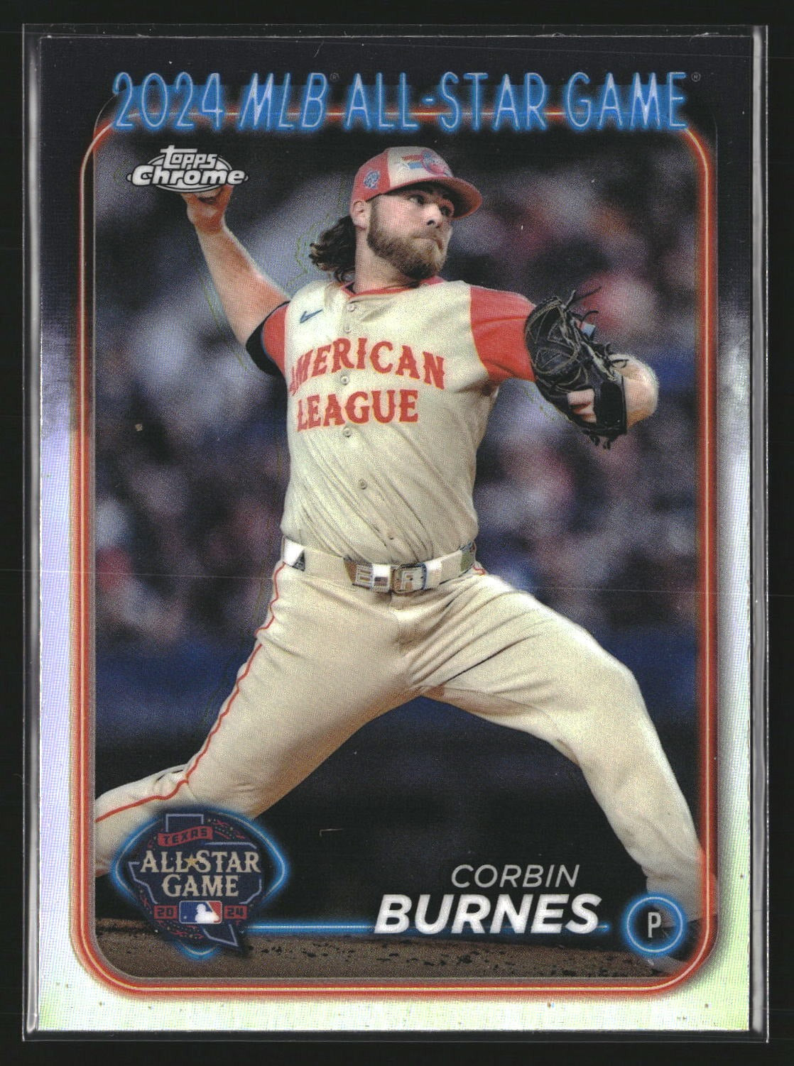 Corbin Burnes 2024 Topps Chrome Update ASGC-19 2024 All-Star Game Chrome Orioles