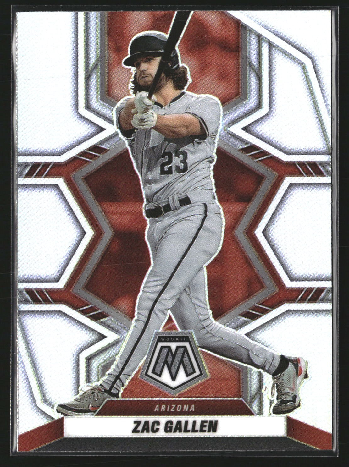 Zac Gallen 2022 Panini Mosaic 124 Silver Prizm Arizona Diamondbacks
