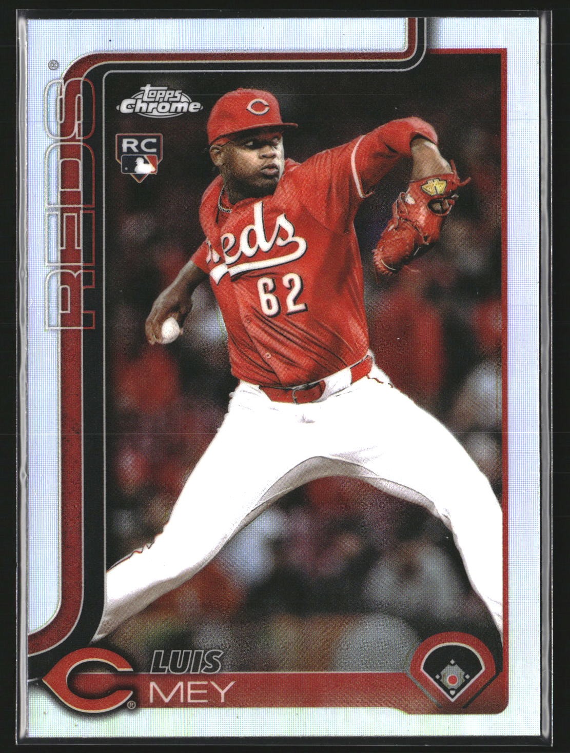 Luis Mey 2025 Topps Chrome Update USC140 Refractor RC RC Cincinnati Reds