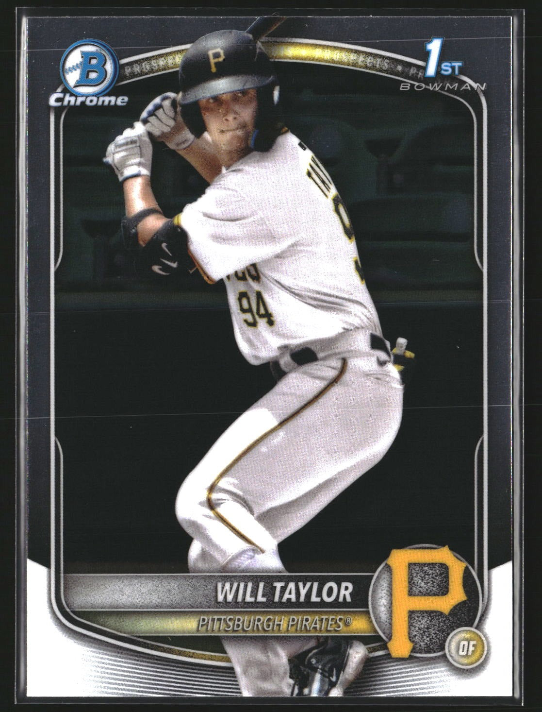 Will Taylor 2025 Bowman Chrome BCP-179 Prospects Pittsburgh Pirates