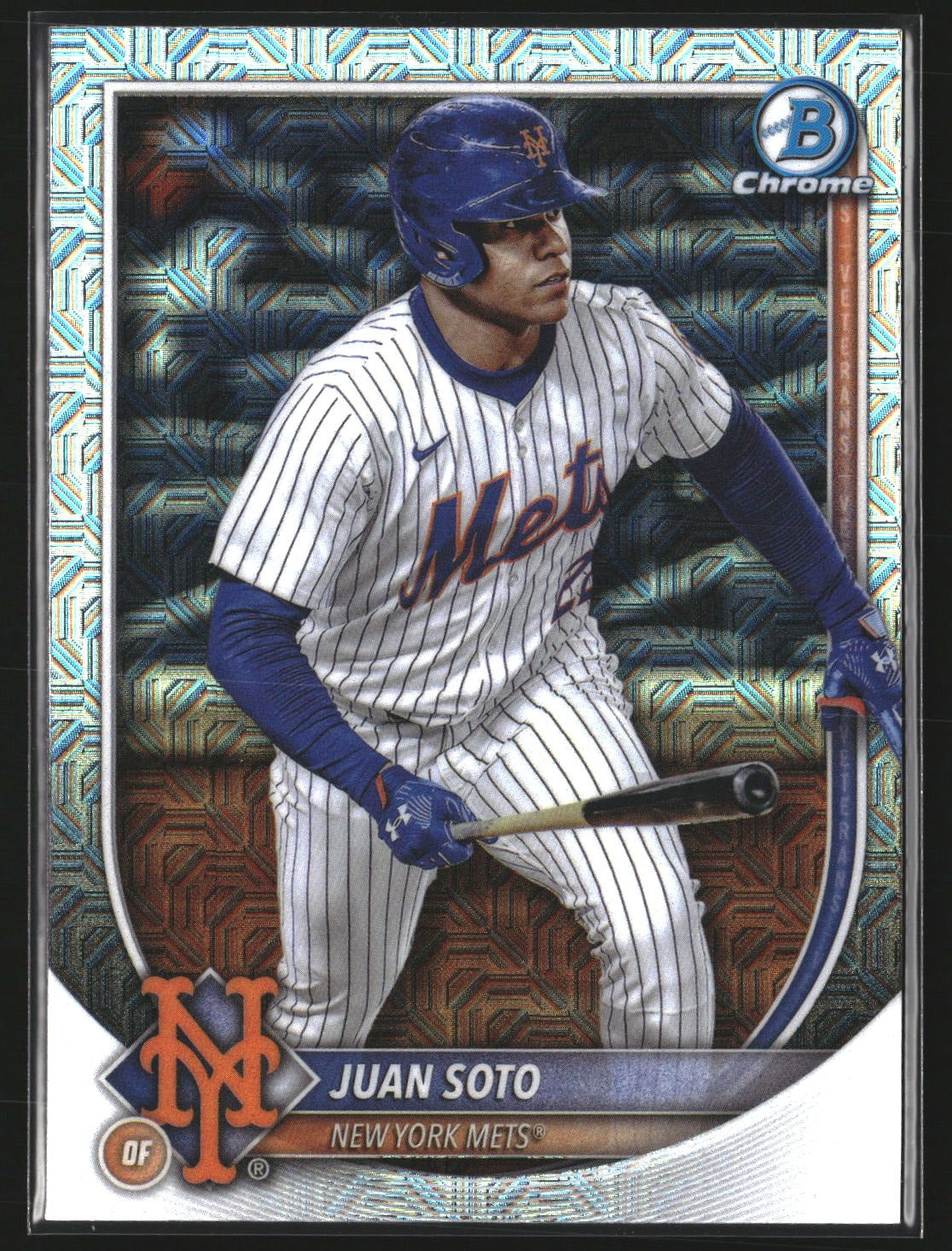 Juan Soto 2025 Bowman 22 Chrome Mojo Refractor New York Mets