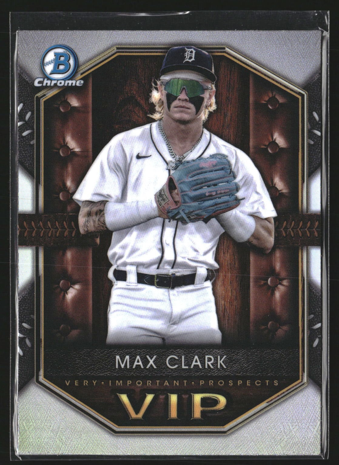 Max Clark 2025 Bowman VIP-10 Very Important Prospects Detroit Tigers