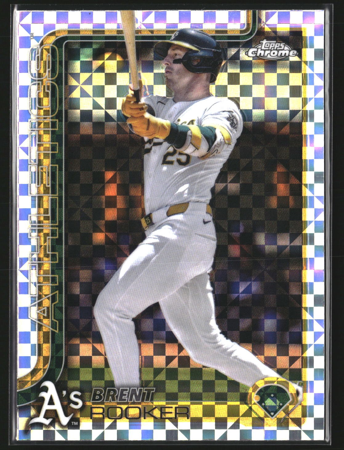 Brent Rooker 2025 Topps Chrome 54 X-Fractors Athletics