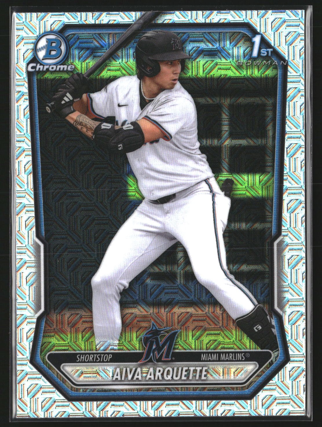 Aiva Arquette 2026 Bowman BCP-40 Chrome Prospects Mojo Refractor Miami Marlins