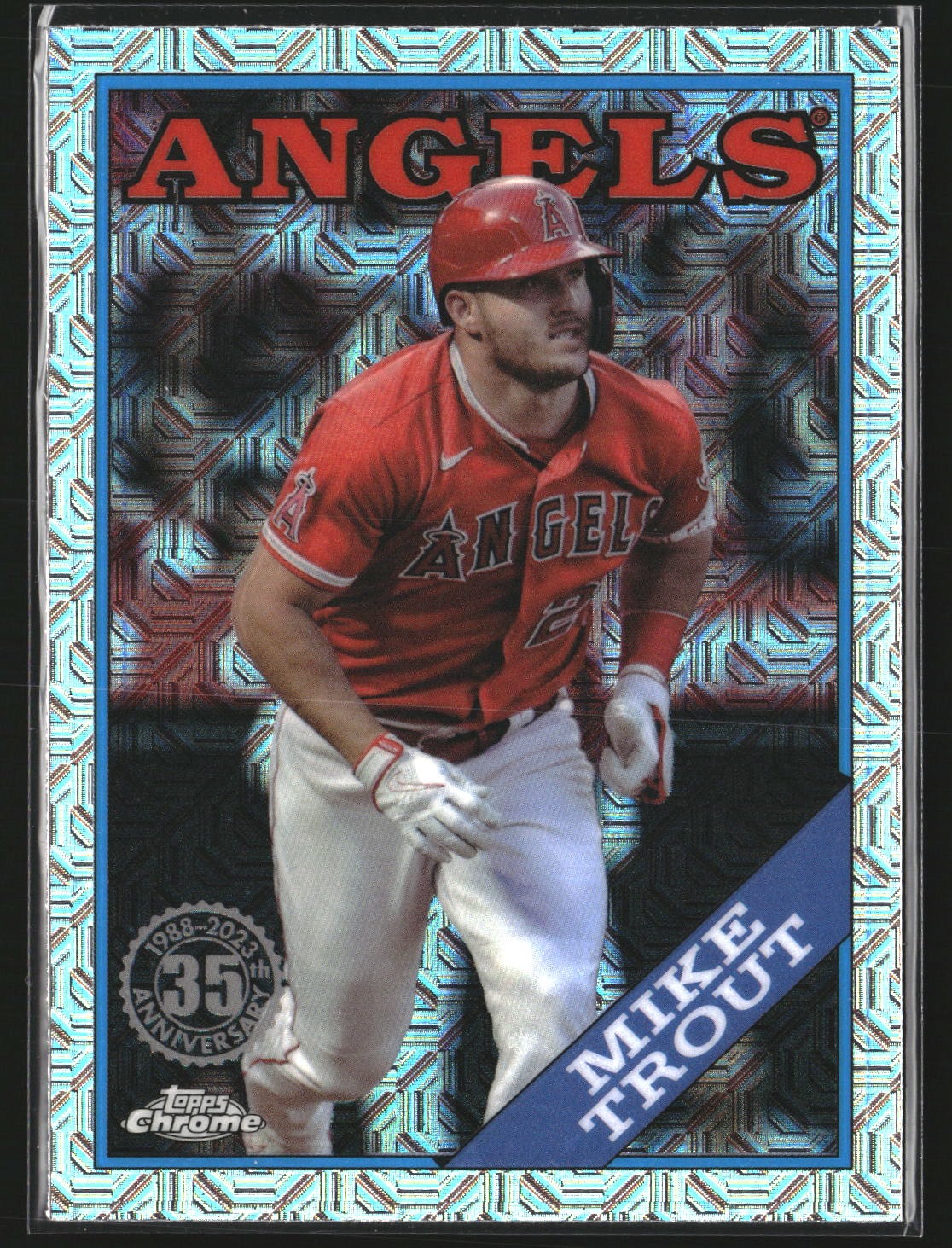 Mike Trout 2023 Topps Update T88CU-33 1988 Topps Baseball 35th Chrome Angels