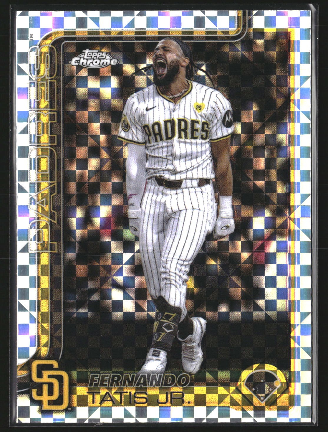 Fernando Tatis Jr. 2025 Topps Chrome 159 X-Fractors San Diego Padres