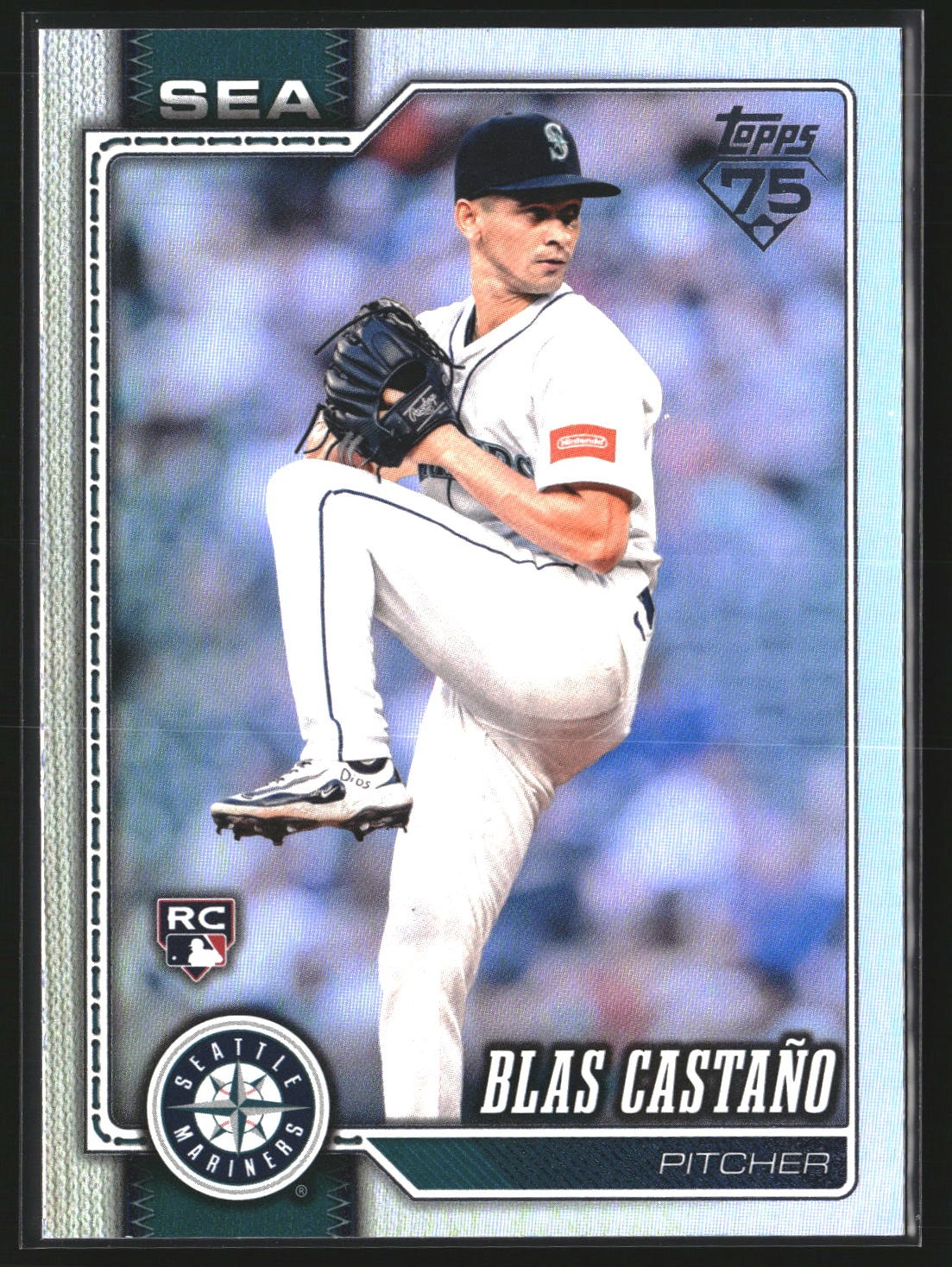 Blas Castaño 2026 Topps 688 Rainbow Foil RC RC Seattle Mariners