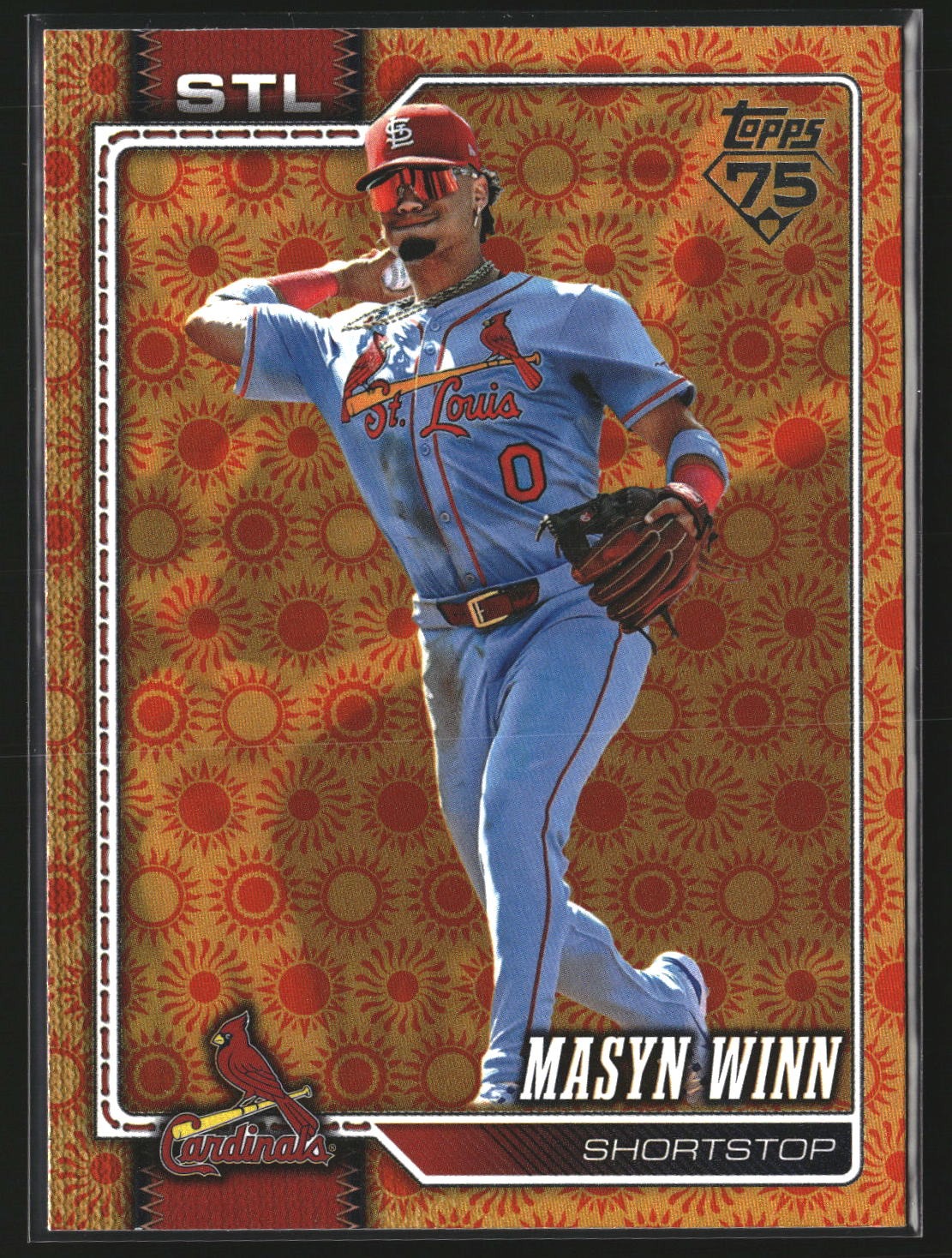Masyn Winn 2026 Topps 526 Holiday St. Louis Cardinals
