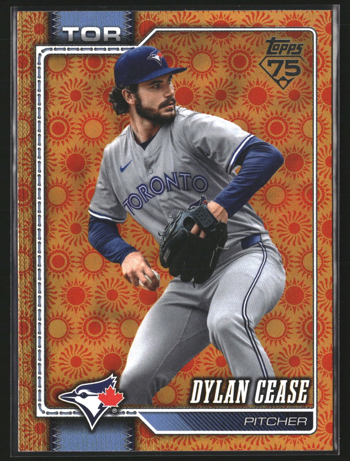 Dylan Cease 2026 Topps 547 Holiday Toronto Blue Jays