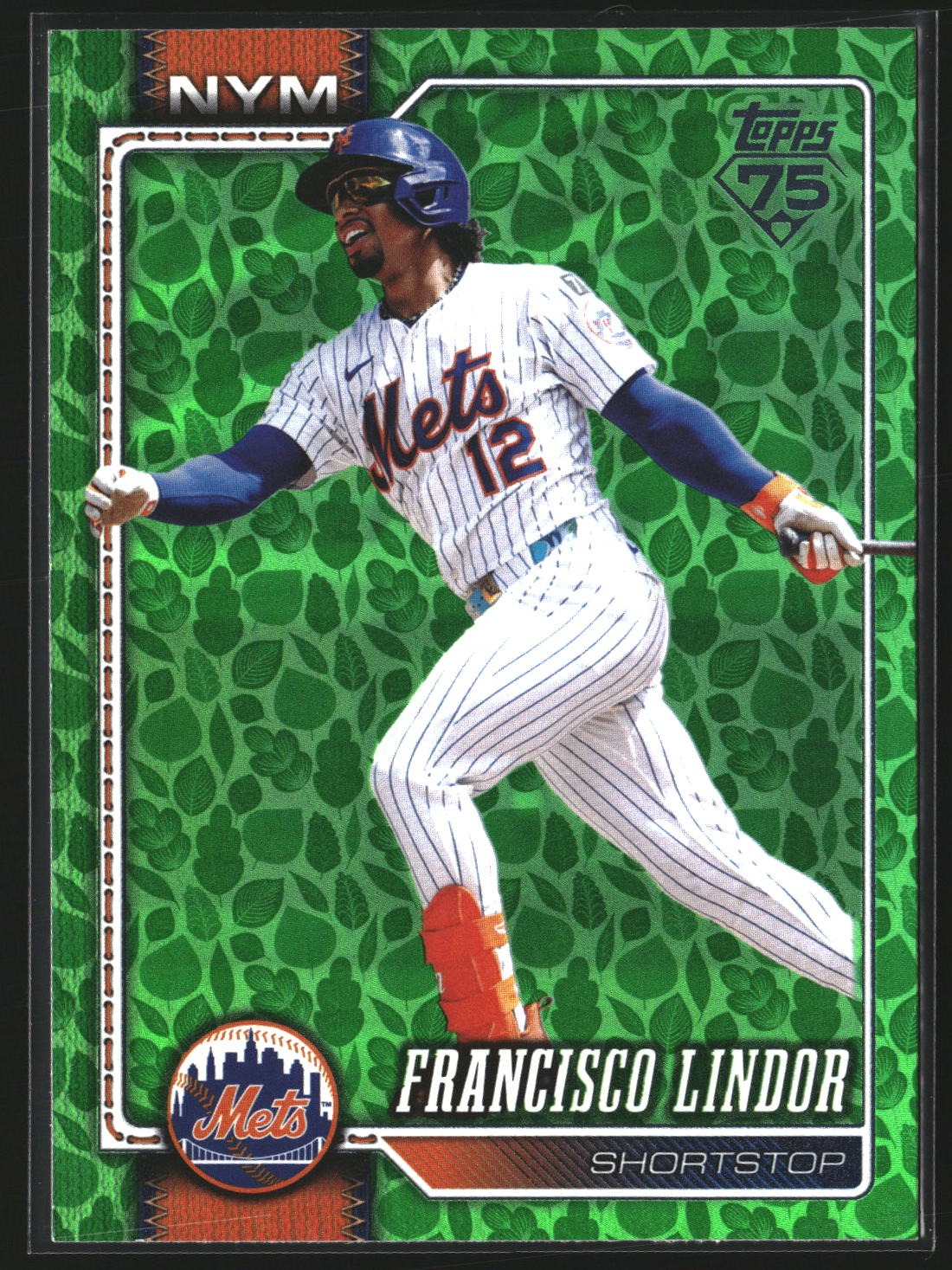 Francisco Lindor 2026 Topps 123 Holiday New York Mets