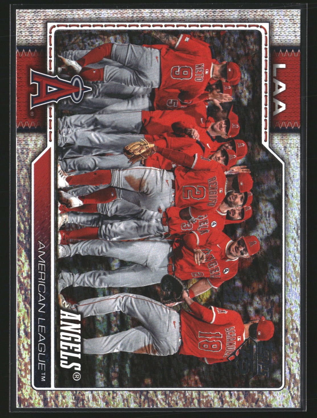 Angels 2026 Topps 476 Holo Foil Los Angeles Angels