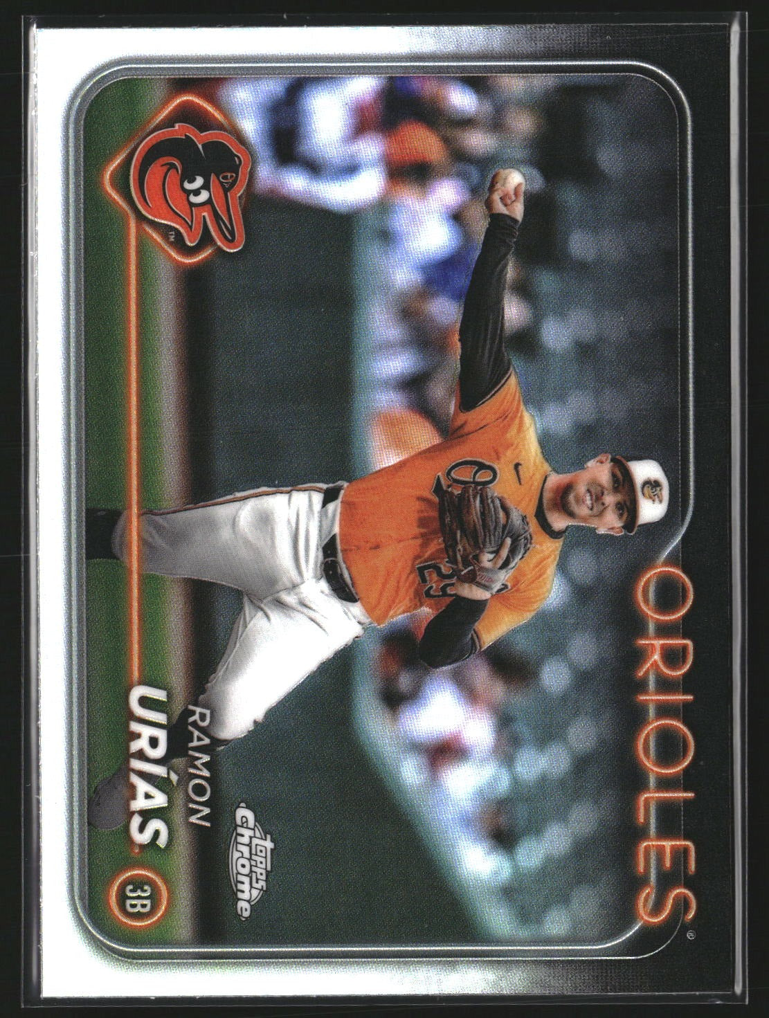 Ramon Urias 2024 Topps Chrome Update USC54 Refractor Baltimore Orioles
