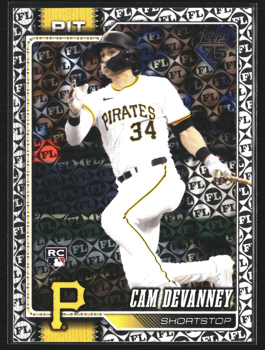 Cam Devanney 2026 Topps 268 Spring Training RC RC Pittsburgh Pirates