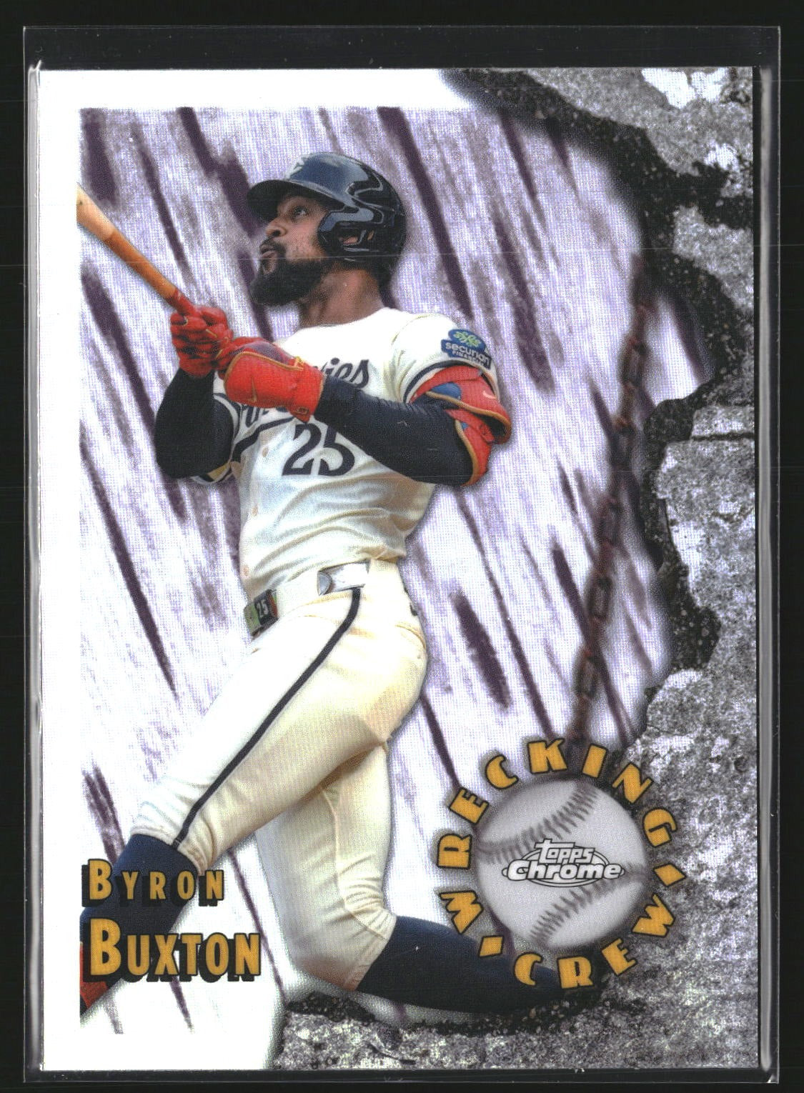 Byron Buxton 2026 Topps Chrome Logofractor Edition WC-11 Wrecking Crew Twins