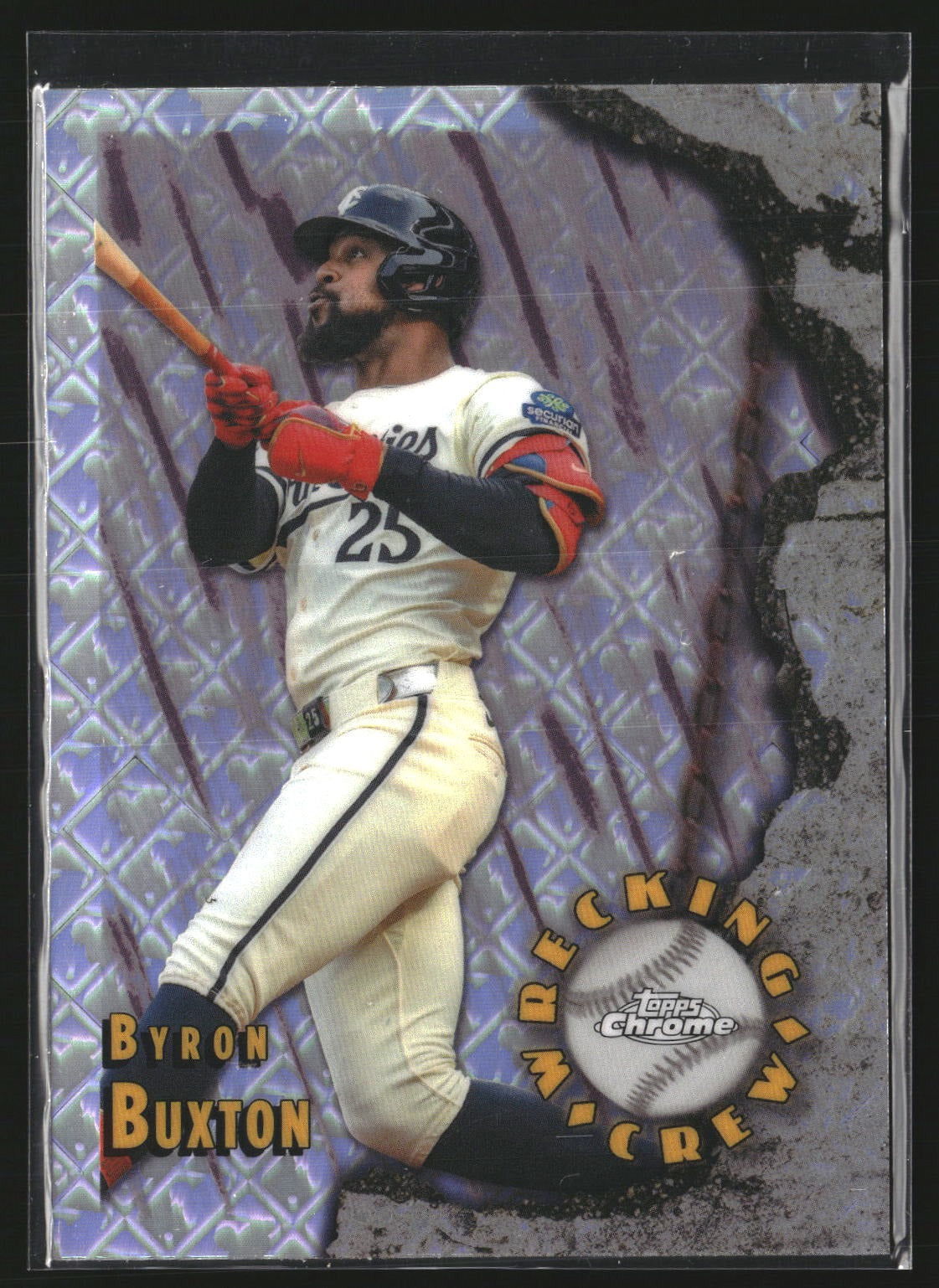 Byron Buxton 2026 Topps Chrome Logofractor Edition WC-11 Wrecking Crew Twins