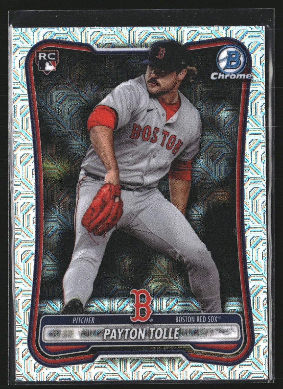 Payton Tolle 2026 Bowman 26 Chrome Mojo Refractor RC RC Boston Red Sox