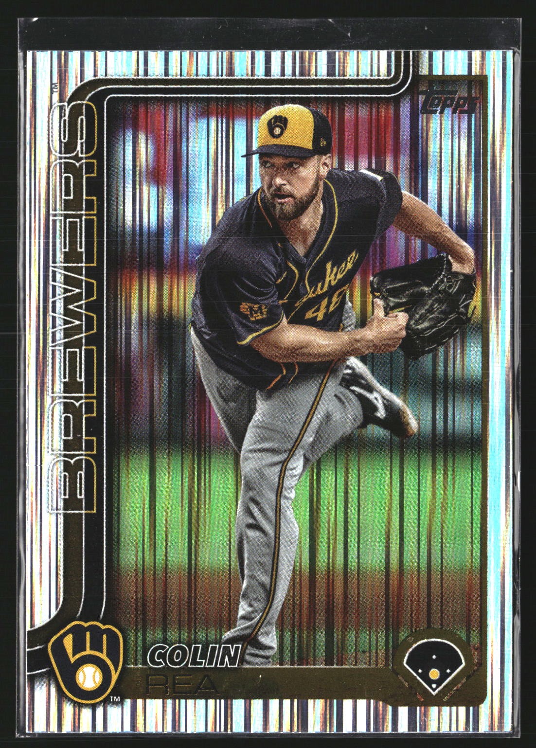Colin Rea 2025 Topps 75 Tinsel Milwaukee Brewers