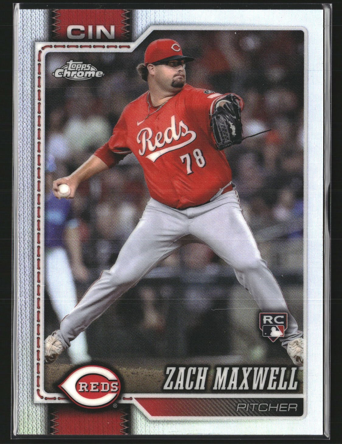 Zach Maxwell 2026 Topps Chrome 143 Refractor RC RC Cincinnati Reds