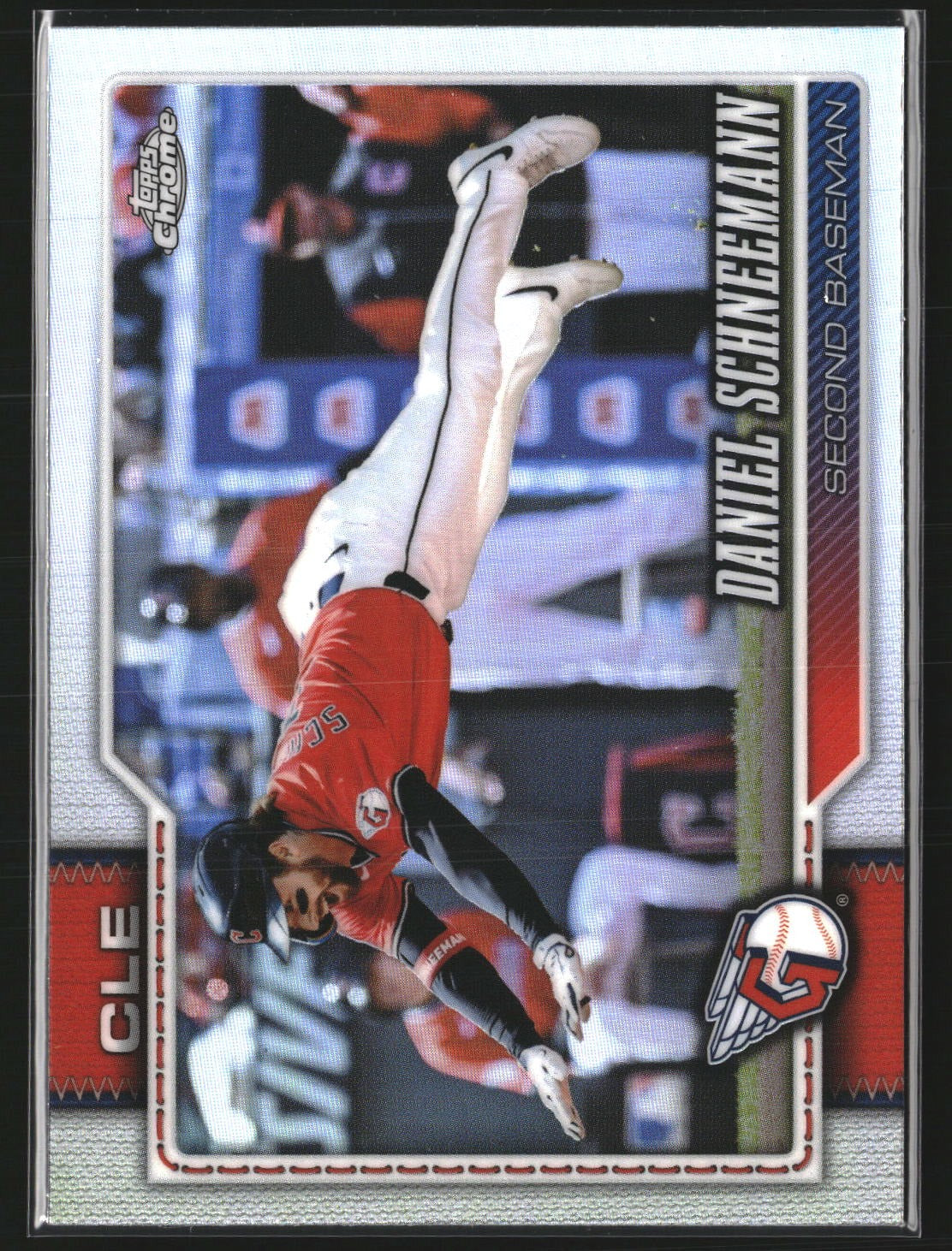 Daniel Schneemann 2026 Topps Chrome 272 Refractor Cleveland Guardians