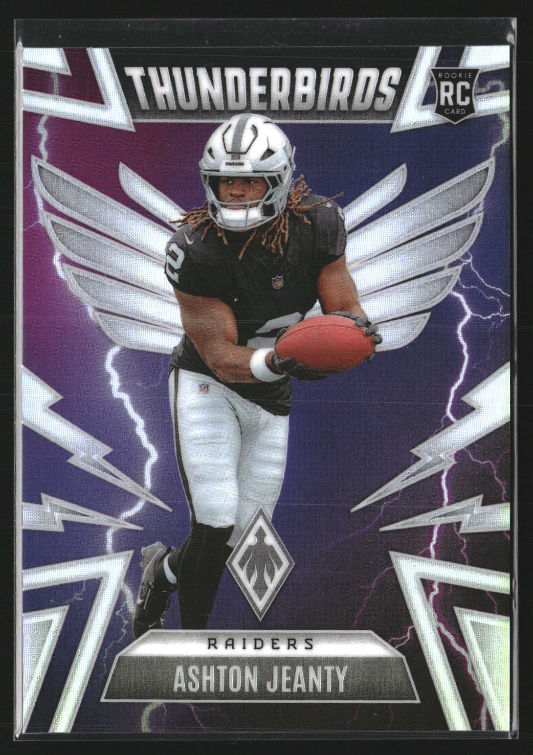 Ashton Jeanty 2025 Panini Phoenix 27 Thunderbirds Las Vegas Raiders