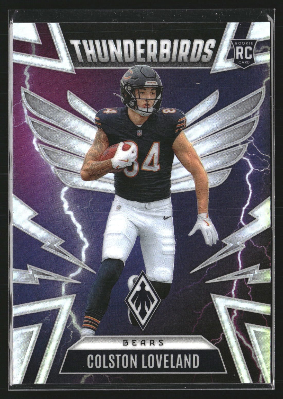 Colston Loveland 2025 Panini Phoenix 9 Thunderbirds Chicago Bears