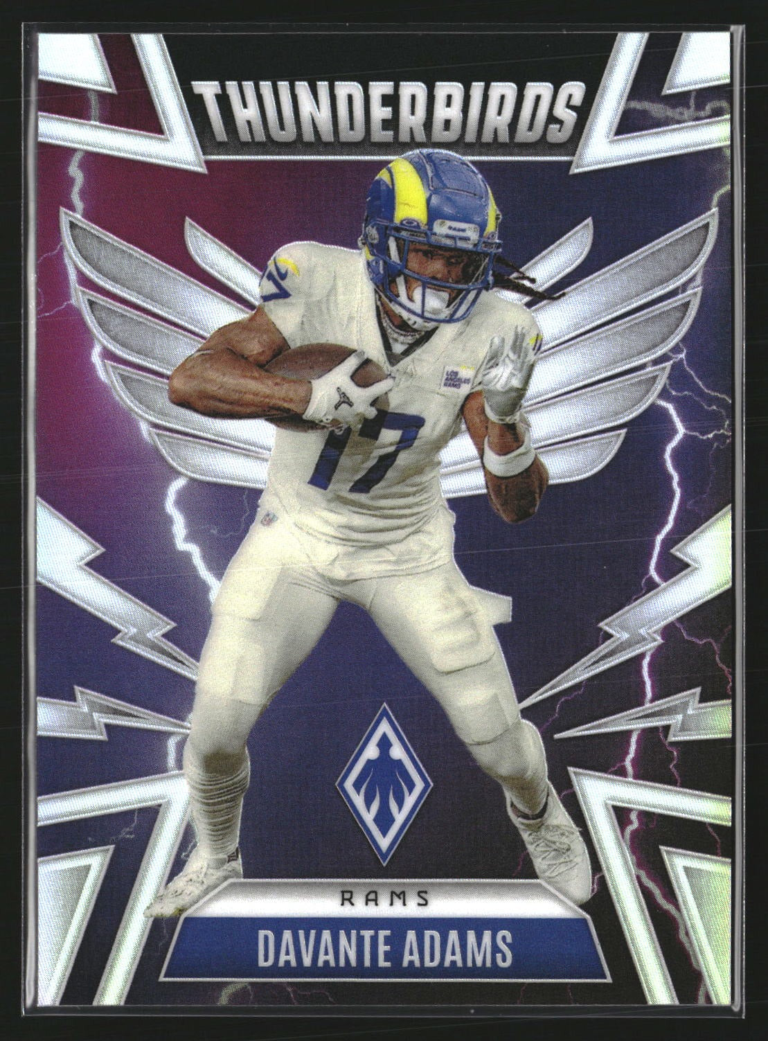 Davante Adams 2025 Panini Phoenix 31 Thunderbirds Los Angeles Rams