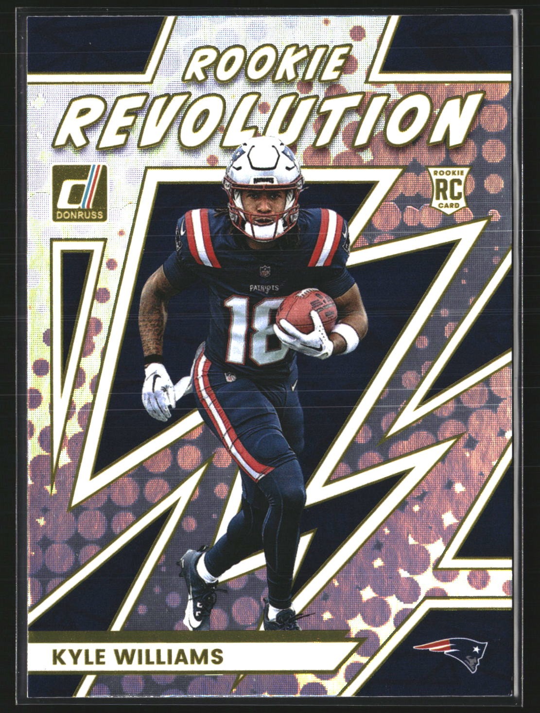 Kyle Williams 2025 Donruss 24 Rookie Revolution New England Patriots