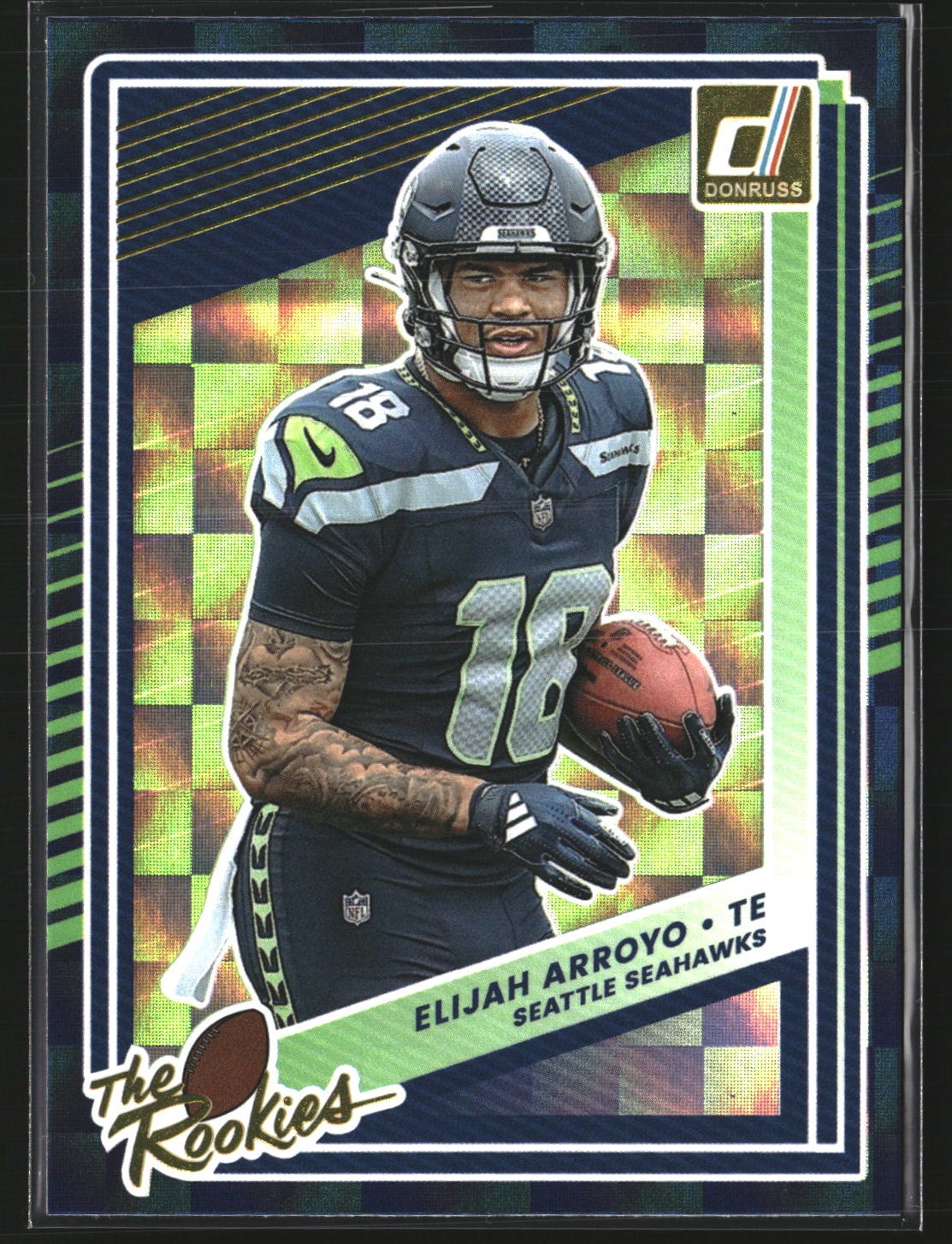 Elijah Arroyo 2025 Donruss 22 The Rookies Seattle Seahawks