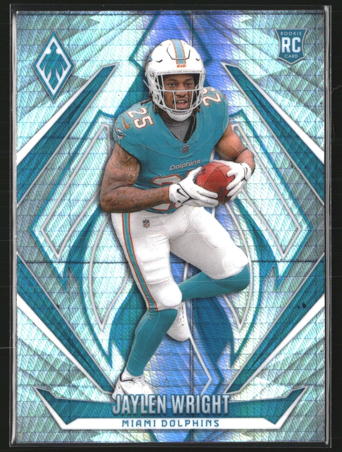 Jaylen Wright 2024 Panini Phoenix 199 Hyper RC RC Miami Dolphins