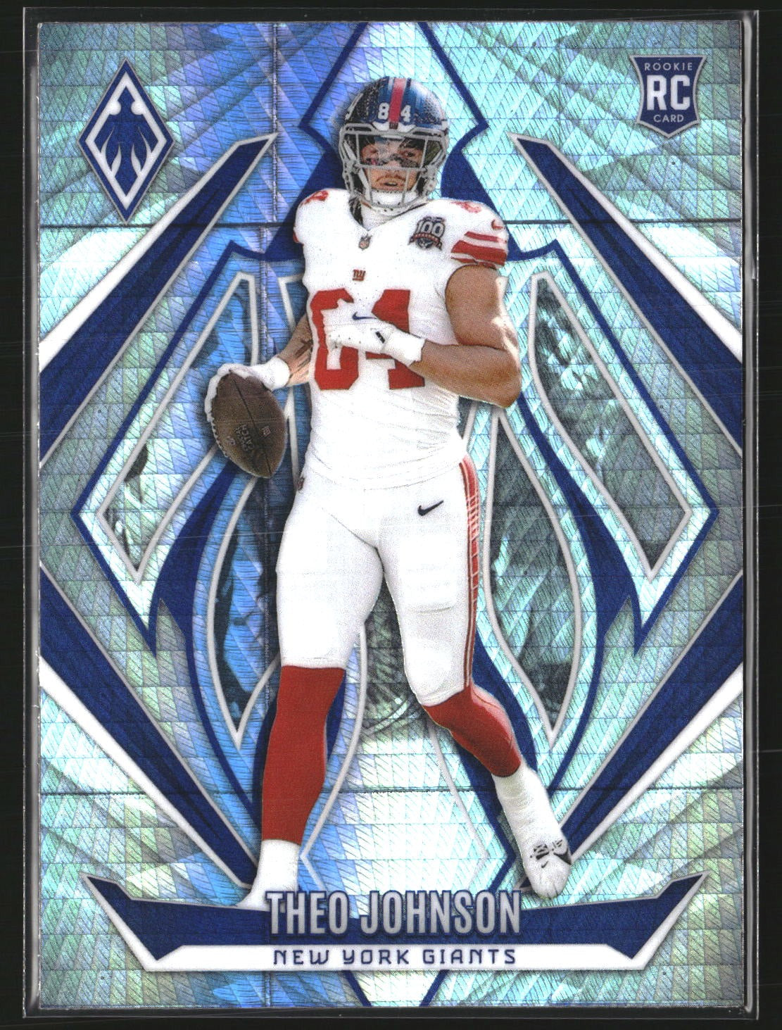 Theo Johnson 2024 Panini Phoenix 241 RC RC New York Giants