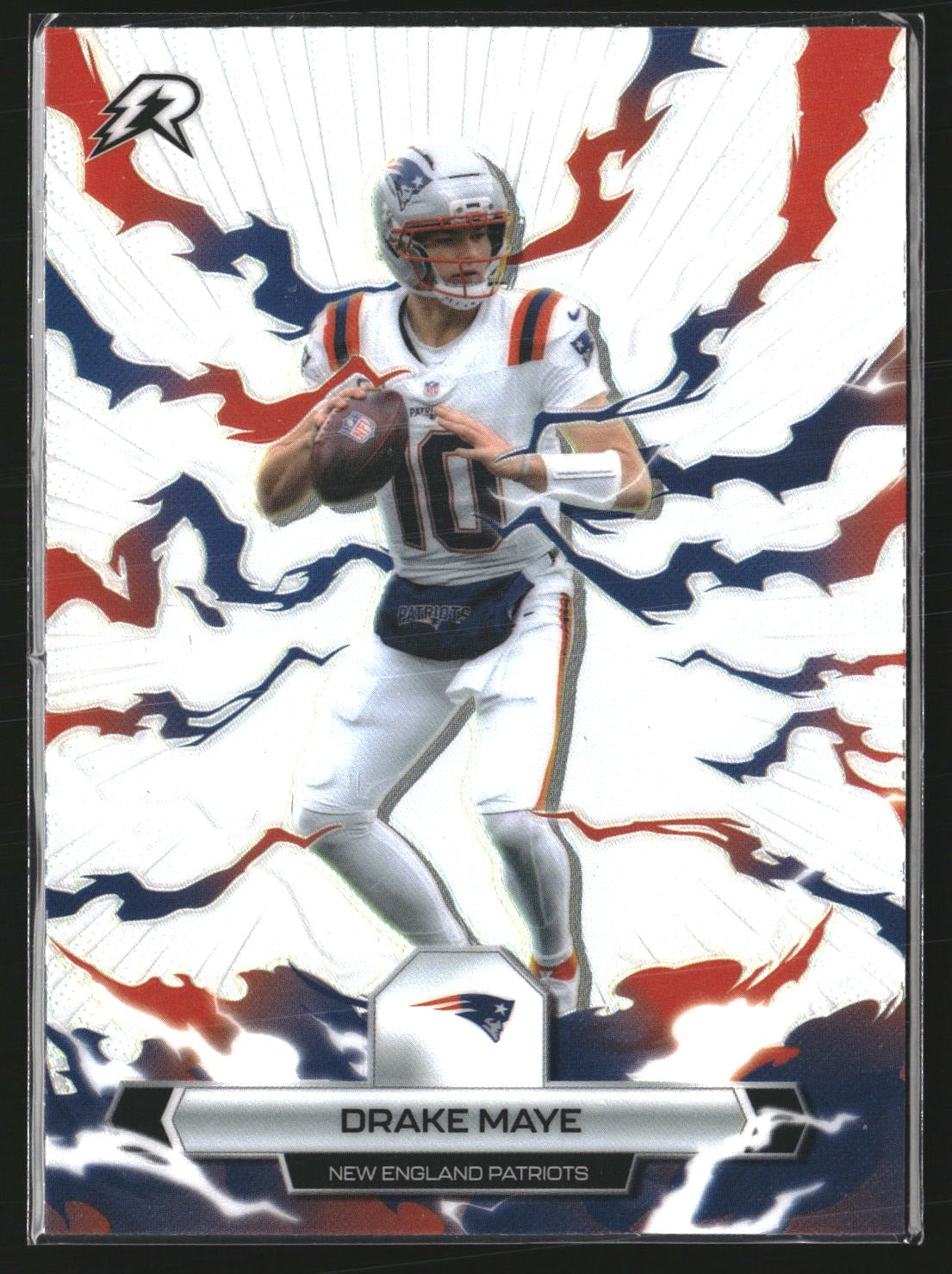 Drake Maye 2025 Topps Resurgence 66 Refractor New England Patriots