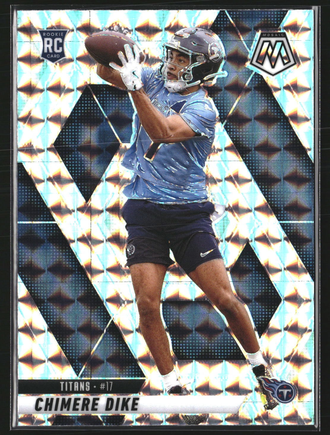 Chimere Dike 2025 Panini Mosaic 356 Mosaic RC RC Tennessee Titans