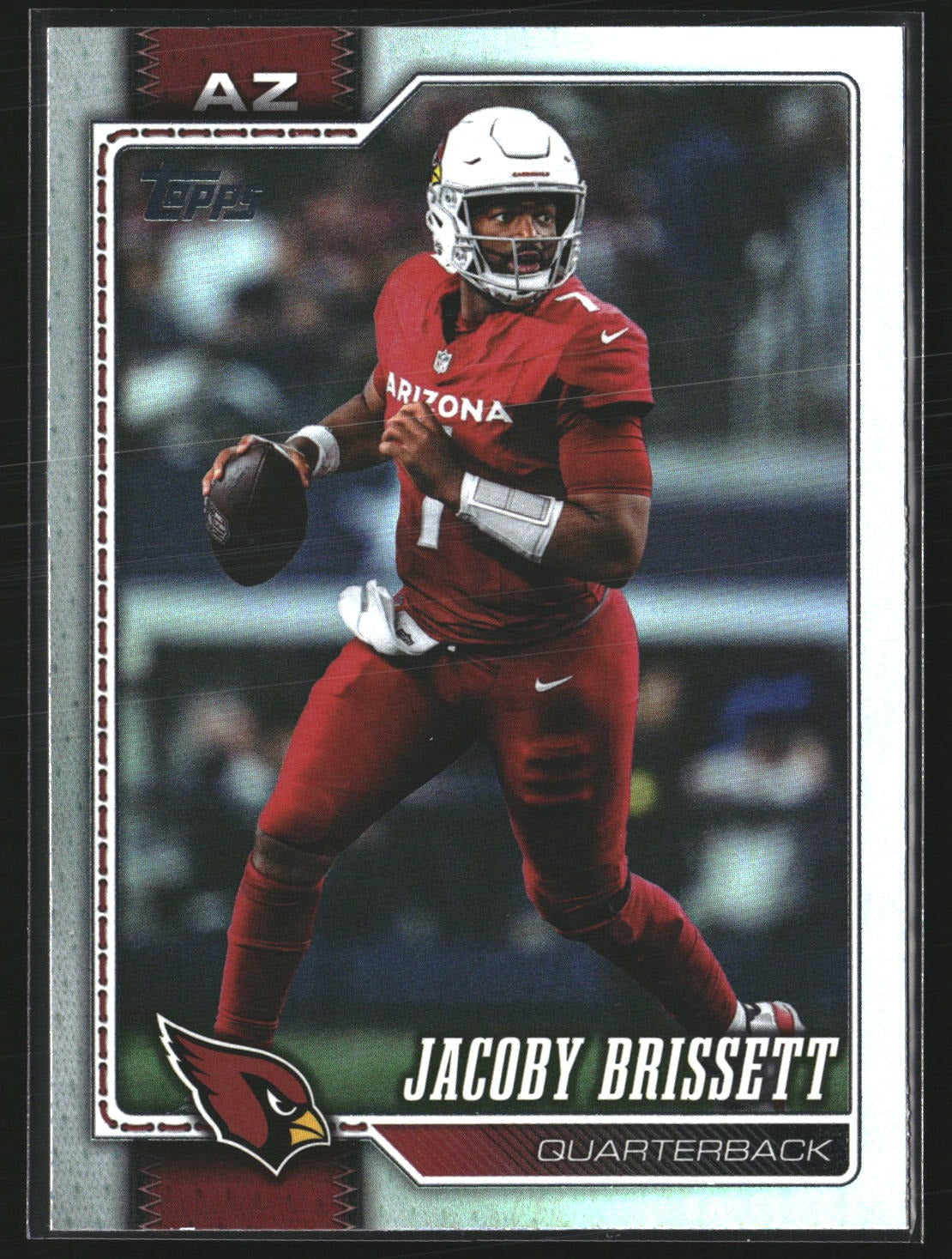 Jacoby Brissett 2026 Topps Flagship 2 Rainbow Foil Arizona Cardinals