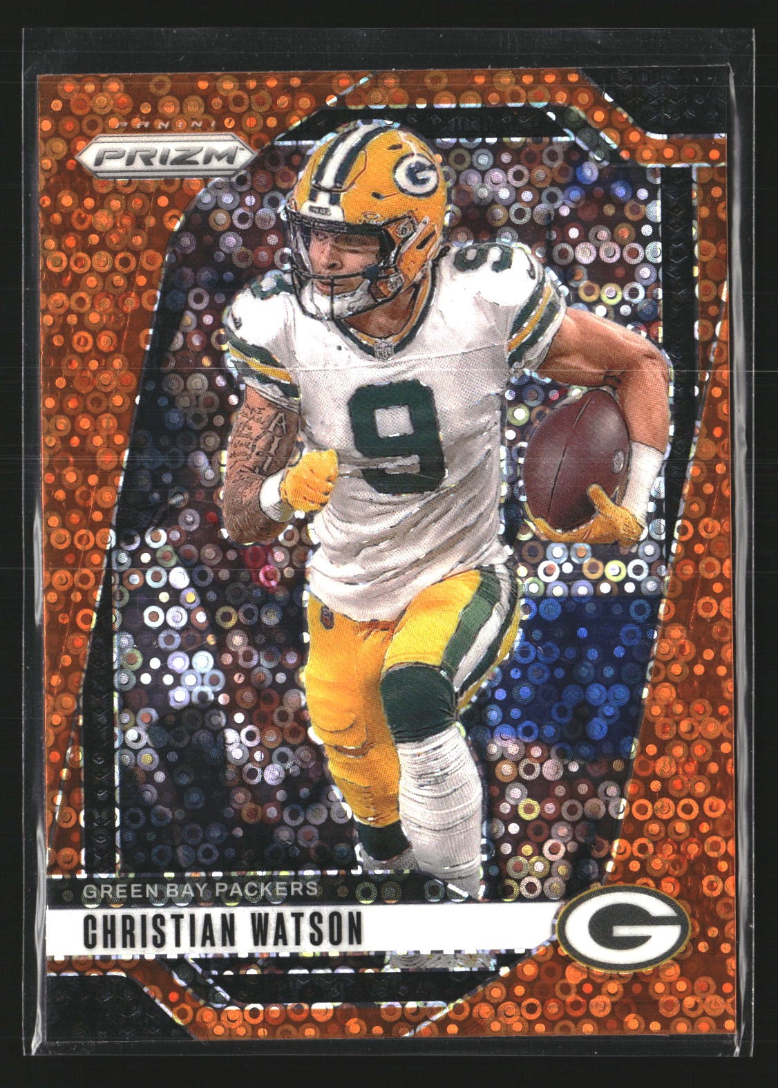 Christian Watson 2024 Panini Prizm 103 Disco Green Bay Packers